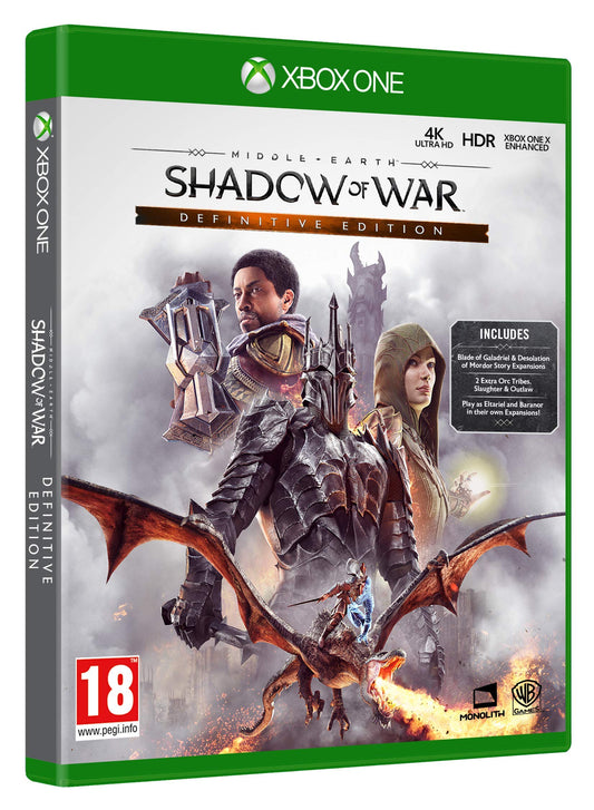 Warner Bros Middle-Earth Shadow of War Definitive Edition Xbox One Game