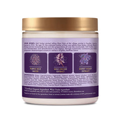 SHEA MOISTURE SheaMoisture Strength and Color Care Masque for Damaged Hair Purple Rice Water to Replenish and Preserve 8 oz