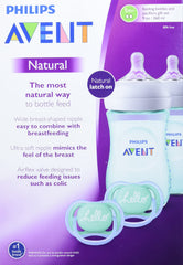 Philips Avent Natural Baby Bottle Purple Gift Set blue 075020068729