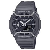 Casio G-Shock Analog-Digital World Time Watch - Black / Grey