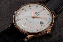 Orient FAC00002W0 Bambino Classic Analogue Automatic Watch for Men, 40.5 mm Case Size, Brown