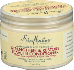 SHEA MOISTURE Leave In Strengthen Restore Conditioner (330ml)