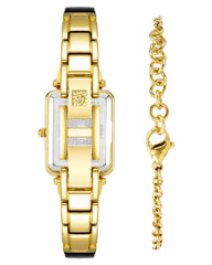 Anne Klein Women's Quartz Watch with Analog Display and Stainless Steel Bracelet AK3898BKST Black