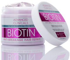 Advanced Clinicals Biotin Anti-Breakage Hair Mask, 340g