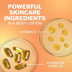 Olay Brightening Body Lotion for Women with Vitamin C, 24hr Moisturizing, Vitamin E & Vitamin B3 Complex, Fast Absorbing Formula, 17 fl oz