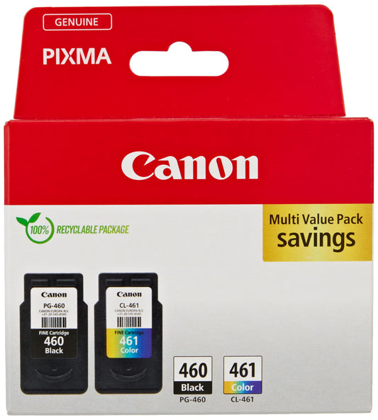 Canon INK Cartridge PG 460 CL 461 EMB Multicolor