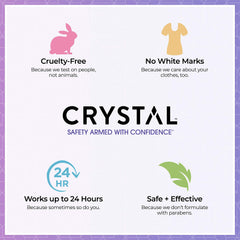 Crystal Essence Deodorant - Mineral Roll on Vegan Deodorant for Women and Men, Unscented - 2.25 fl. oz. (3 Pack) (Packaging May Vary)