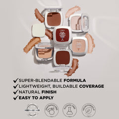 L’Oréal Paris L'Oreal True Match Super-Blendable Oil Free Powder Foundation, N5 Medium, 0.33 oz, Packaging May Vary