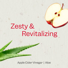 RENPURE Plant Based Apple Cider Vinegar Clarify & Shine Scalp Serum - Natural Peppermint Oil Dry Scalp Product For Dandruff Treatment & Itchy Scalp - Eco Friendly Hair Rinse Cleanser For Women & Men