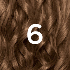 Garnier Nutrisse Permanent Hair Dye, Natural-looking, hair colour result, For All Hair Types, 6 Light Brown