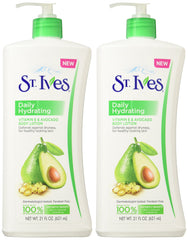 St. Ives Daily Hydrating Body Lotion Vitamin E 21 oz (Pack of 2)