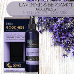 Baylis & Harding Goodness Sleep Lavender & Bergamot Sleep Pillow Mist, 100ml (Pack of 6) - Vegan Friendly