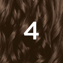 Garnier Nutrisse Permanent Hair Dye, Natural-looking, hair colour result, For All Hair Types, 4 Dark Brown