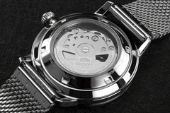 Orient RA-AC0E07S10B Stylish Maestro Contemporary Analog Automatic Watch for Men, 40 mm Case Size, Silver/White