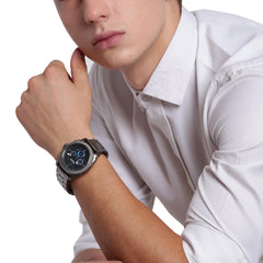 Fossil Machine Men's Watch with Stainless Steel or Leather Band, Chronograph or Analog Watch Display