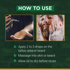 Clubman Beard & Tattoo Oil 1 Ounce - Pack Quantity: 1