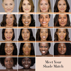 LUMINESS Silk Airbrush Spray Foundation & Buffing Brush Kit β Full Coverage Foundation & Dual-Sided Buffing Brush - Buildable Coverage, Anti-Aging Formula Hydrates & Moisturizes (Shade - Deep)