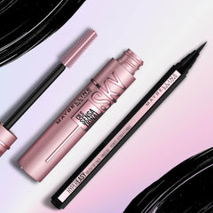 Maybelline New York Eyeliner & Mascara Routine - Sky High with Limitless Length & Volume + Hyper Easy Liner