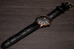 Orient Mens Automatic Watch, Analog Display and Leather Strap FAC00001B0