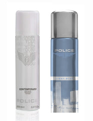 Police Police Light Blue + Contemporary Deo Combo Set - Pack Of 2, 400 ml (Pack of 2)