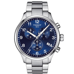 Tissot Chronograph Silver Strap Men's Wrist Watches - T116.617.11.047.01, CHRONO XL CLASSIC, 45 mm