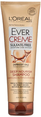 L’Oréal Paris EverCreme Sulfate Free Deep Nourish Shampoo, 8.5 fl. oz.