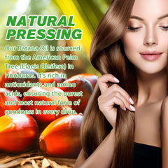 Batana Oil For Hair Growth - Raw 100% Pure Organic - Dr. Sebi Batana Oil From Honduras - For Stronger Thicker Longer Hair, Enhances Hair & Scalp Radiance, Repair Damaged Hair