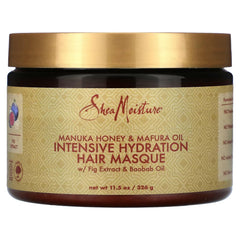 SHEA MOISTURE Manuka Honey & Marfura Oil Hydration Intensive Masque Hair Treatment - 12 fl. Ounces