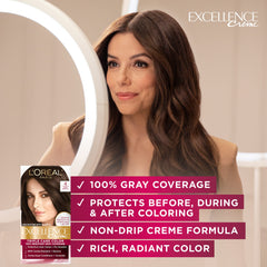 LOreal Excellence Creme Pro Keratine 6G Light Golden Brown Warmer for Unisex - 1 Application