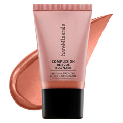bareMinerals Complexion Rescue Liquid Blonzer β Blush + Bronzer Hybrid, Buildable Gel-Cream for a Sun-Kissed Glow, Vegan (Kiss of Rose)