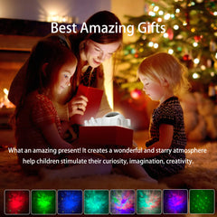 AWH CLOSUNT Space Buddy Projector, Astronaut Light Projector, Star Galaxy Night Lights, Nebula Galaxy with Timer and Remote, Kids Gaming Room Bedroom Decor, Christmas, Great Gift for Kids