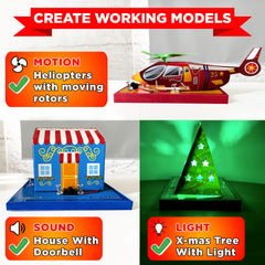 Doctor Jupiter Toy Electricity Kit for Boys & Girls Ages 7-8-9-10-11-12-13-14 | Birthday Gifts for 7+ Year Old Kids | Learning & Education toys
