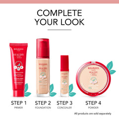 Bourjois Healthy Mix Clean Foundation β Liquid Foundation, Vegan Formula, Makeup β 58W Caramel, 30ml (1.1oz)