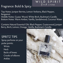 Wild Spirit First Snow Eau De Parfum Spray | Bold, Spicy Cruelty-Free Perfume for Women, 1 fl oz/30mL