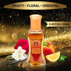 JAMEELAH Perfume Oil Rollerball Non Alcoholic Fragrance Oil Fruity Floral Amber Musk Perfumes for Women by Naseem Perfume 24 mL / 0.81 fl. oz. (Pack of 1) - Long Lasting Women's Fragrances.