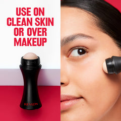 Revlon Face Roller By , Oily Skin Control For Face Makeup, Oil Absorbing, Volcanic Reusable Facial Skincare Tool For Athome Or Onthego Mini Massage