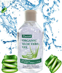 Raslok Aloe Vera Gel | 100% Pure Natural Aloe Gel For Moisturizing Face Skin & Hair Care,Durable Moisturizing Hydrating Soothing, Non-Sticky (7.76 OZ)