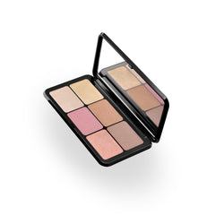 KIKO Milano Irresistible Total Look Face Powder Palette 01 | Face Powder Palette With 2 Bronzers, 2 Blushers And 2 Highlighters