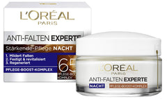 L’Oréal Paris Night Cream for the Face, Anti-Ageing Night Cream to Reduce Wrinkles, Vitamin B3 and Vitamin E, Strengthens and Revitalises the Skin, Anti-Wrinkle Expert, 1 x 50 ml