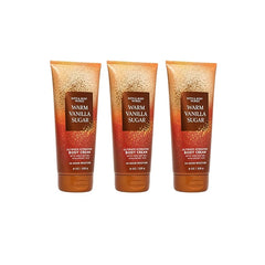 Bath & Body Works Warm Vanilla Sugar Ultimate Hydration Body Cream β 3 Pack, 8 oz Each | Vanilla, White Orchid & Sparkling Sugar Scent