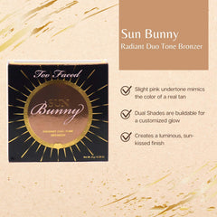 Too Faced Sun Bunny Radiant Duo Bronzer California Glow