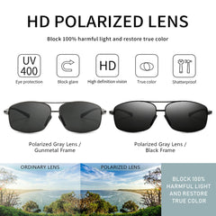SUNGAIT Ultra Lightweight Rectangular Polarized Sunglasses UV400 Protection