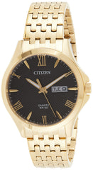 Citizen Mens Quartz Watch, Analog Display And Stainless Steel Strap - Bf2022-55H