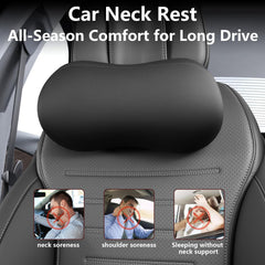 AntDiseno 2PCS Car Neck Pillow, Breathable Neck Support Pillow for Driving
