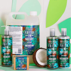 Faith in Nature | 100g | Coconut Handmade Soap | 100% Natural Origin | No SLS or Parabens | Vegan & Cruelty-Free Skincare
