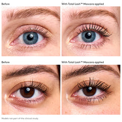 Colorescience TOTAL LASH™ MASCARA - Eyelash Regrowth High Pigment Density, Non-Clumping, Non-Comedogenic, Non-Flaking, Smudge-Proof