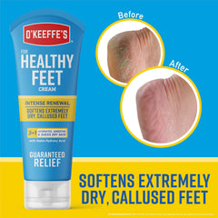 O'Keeffe's Healthy Feet Exfoliating Foot Cream, 3 ounce Tube