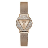 GUESS P RS GLD CS W/CRYS/SUN RS GLD LOGO DL/P RS GLD MESH BRCT