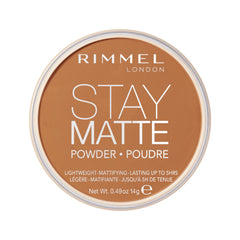 Rimmel London Stay Matte Pressed Powder, Pecan, 0.47 Fluid Ounce