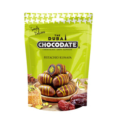 Chocodate Pistachio Kunafa Dates Coated with Chocolate - 90g